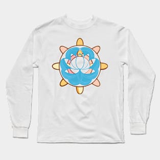 mandala Clamber drawingmandala Skip drawing Long Sleeve T-Shirt